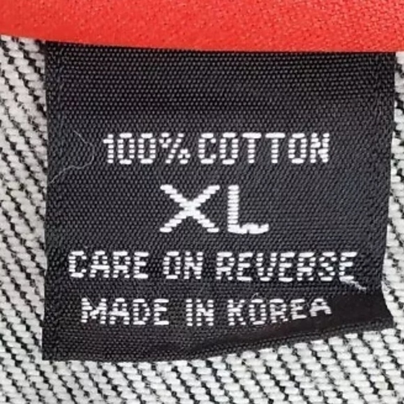 Vtg Coogi Denim Jacket Men XL Blue Hip Hop Trucker Utility Barn Chore Cotton Y2K - Picture 3 of 16